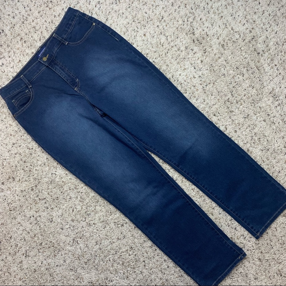 Bandolino Amy Denim Stretch Jeans Dark Blue Women’s 12